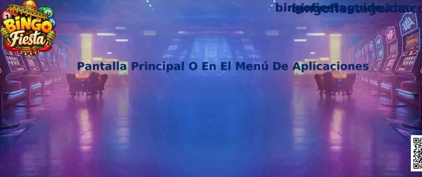 Bingo Fiesta Pantalla Principal O En El Menú De Aplicaciones