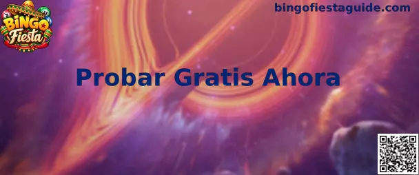 Imagen informativa de Bingo Fiesta sobre cómo probar gratis una demostración de juego