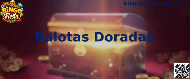 Representación temática de Balotas Doradas en Bingo Fiesta